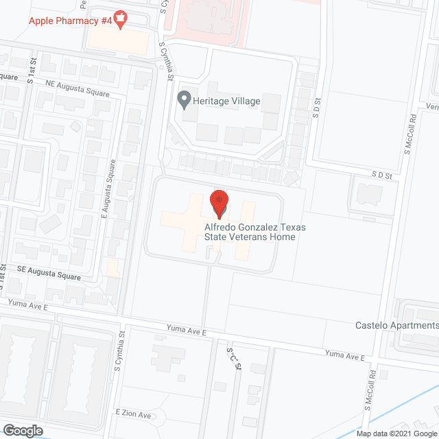 Alfredo Gonzalez Texas State Veterans Home in google map