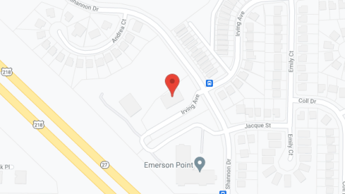 Map of the neighborhood around Concord Terrace
