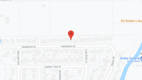 Map of the neighborhood around Golden Stars