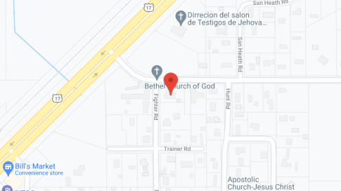 Map of the neighborhood around Oak Gardens AFCH