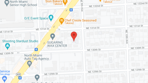Map of the neighborhood around North Miami Angel Gardens ALF, Inc
