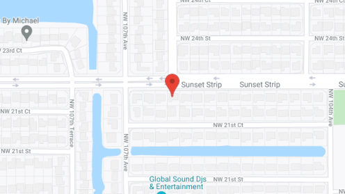 Map of the neighborhood around Nina's Haven ALF