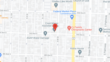 Crest Manor Assisted Living in google map