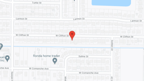 Map of the neighborhood around Marina ALF