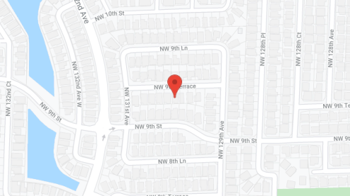 Map of the neighborhood around La Paz Home Care Corp