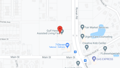 Map of the neighborhood around Gulf Haven, Inc