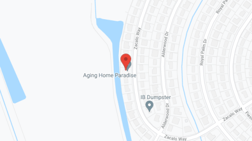 Map of the neighborhood around Aging Home Paradise LLC