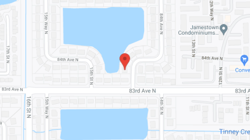 Map of the neighborhood around Gateway Manor