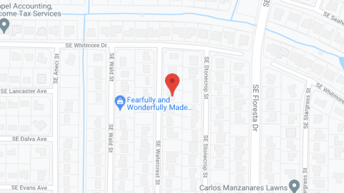 Map of the neighborhood around Louise Manor Care LLC