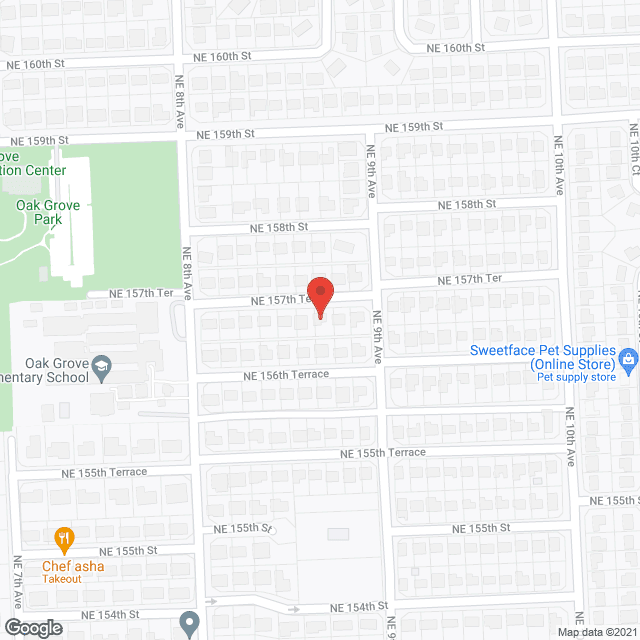 FJ Adult Living Home Care in google map