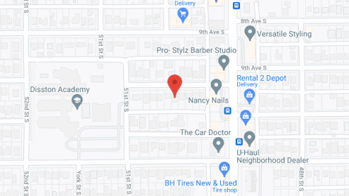 Map of the neighborhood around Emmanuel Manor