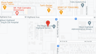 The Magnolia at Highland in google map