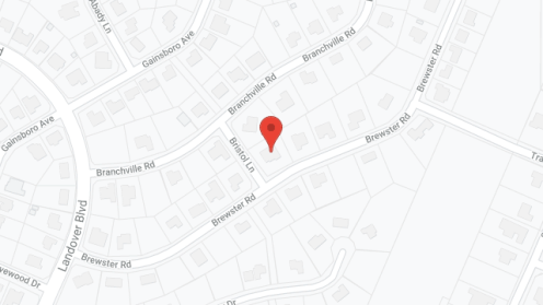 Map of the neighborhood around Ann's House