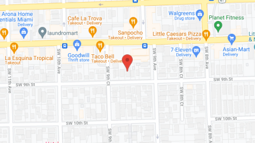 Map of the neighborhood around Annie's Palace