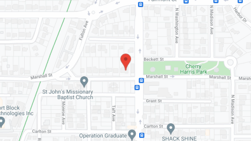 Map of the neighborhood around Dot's Place Assisted Living Facility