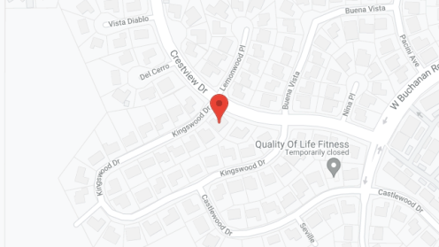 Map of the neighborhood around Lady Nor