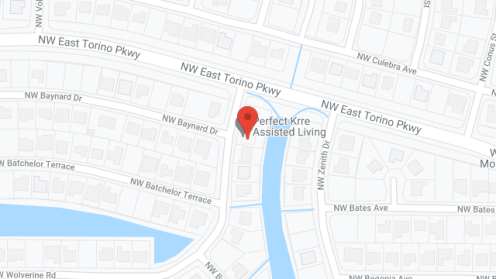 Map of the neighborhood around Perfect Kare ALF
