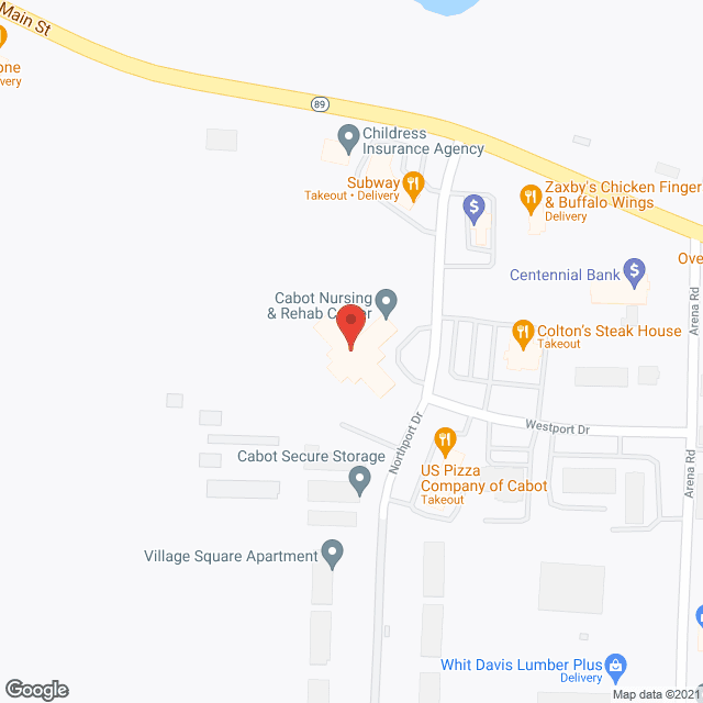 Cabot Nursing and Rehabilitation Center in google map