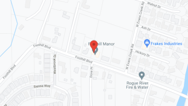 Foothill Manor in google map