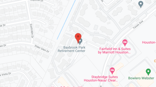 Map of the neighborhood around Baybrook Park Apartments