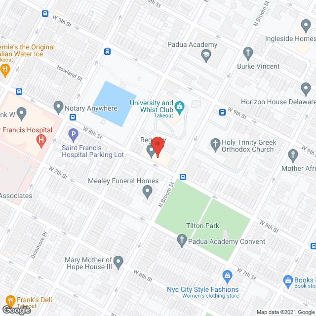 Regency Health Care & Rehabilitation Center in google map