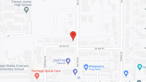 Map of the neighborhood around Garrett Home