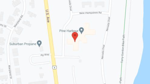 Map of the neighborhood around Pine Harbour Assisted Living