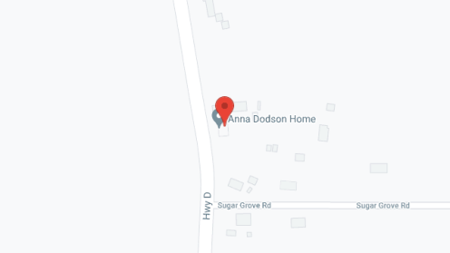 Map of the neighborhood around Anna Dodson Home