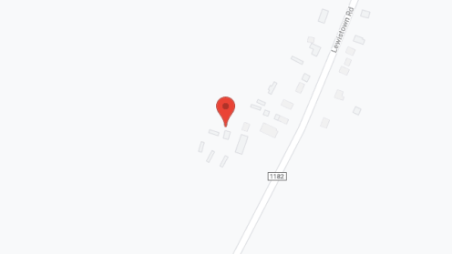 Map of the neighborhood around Weaver's Pineview Home