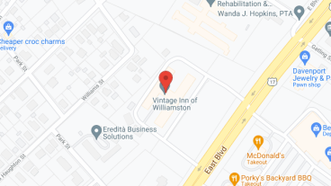 Vintage Inn of Williamston in google map