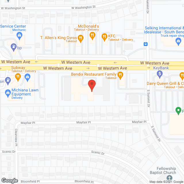 West Park Health Care Facilities in google map