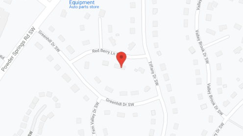 Map of the neighborhood around Serene Pch and Respite