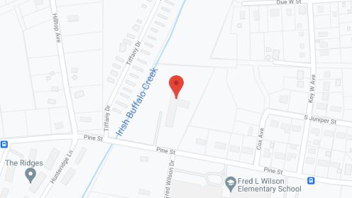 Map of the neighborhood around Kannapolis Village