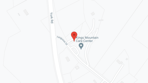 Map of the neighborhood around Kings Mountain Care Center, Inc