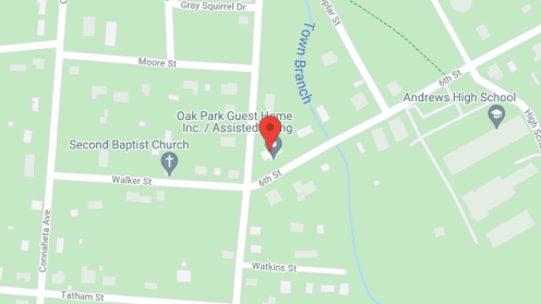 Map of the neighborhood around Elaine's Care