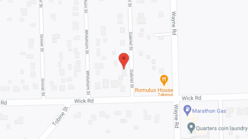 Map of the neighborhood around Gabriel Home
