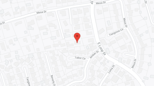 Map of the neighborhood around Serenity Heights