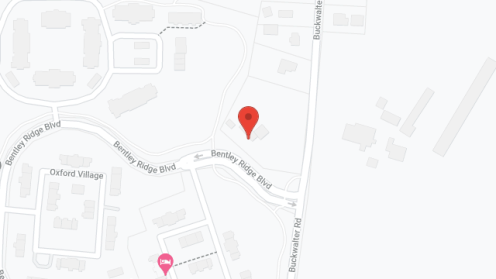 Map of the neighborhood around Acadia Bentley Ridge II