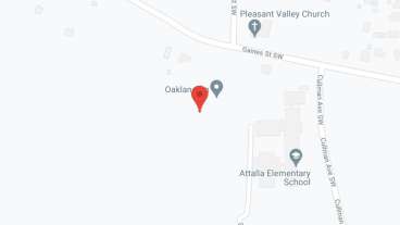 Oak Landing in google map