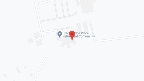 Map of the neighborhood around Breckinridge Place