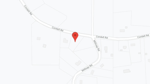Map of the neighborhood around Hamilton Place