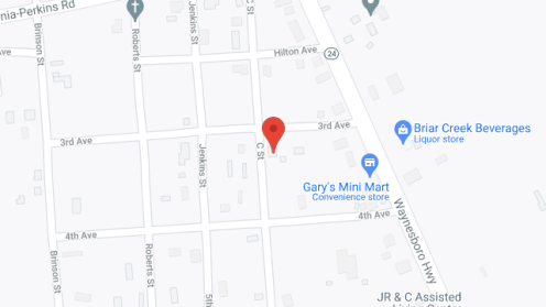 Map of the neighborhood around Williams Personal Care Home
