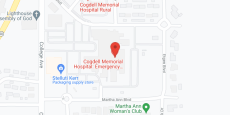Cogdell Memorial Hospital in google map