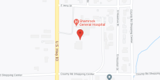 Shamrock General Hospital in google map