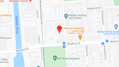 Map of the neighborhood around Robinson Cuticura