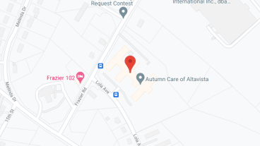 Autumn Care of Altavista in google map