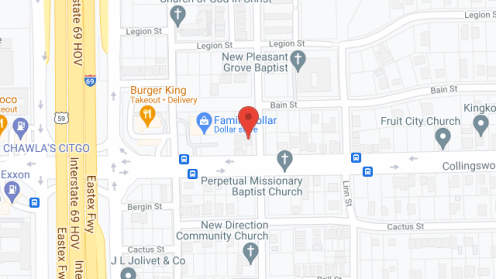 Map of the neighborhood around Pinnacle Living Center Inc