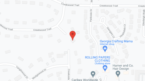 Map of the neighborhood around God's Loving Hands PCH