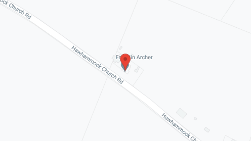 Map of the neighborhood around ARCHER, FRANKLIN PCH