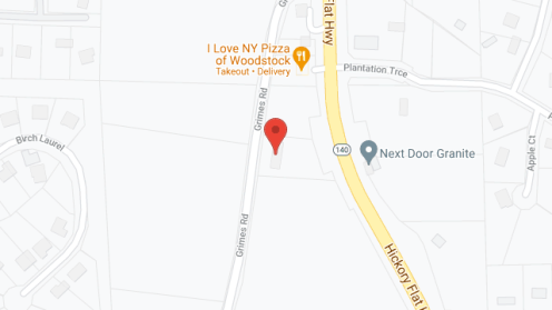 Map of the neighborhood around Pierson Place